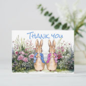 ピーターうさぎ ありがとう サンキューカード (スタンド正面)