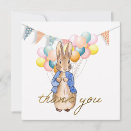 ピーターうさぎ ありがとう サンキューカード