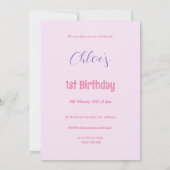 ピーターうさぎ ありがとう 招待状 (裏面)