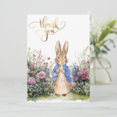 ピーターうさぎ ありがとう 招待状 (スタンド正面)