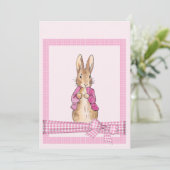 ピーターうさぎ ピンクのジャケット 招待状 (スタンド正面)