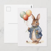 ピーターうさぎ ポストカード (正面/裏面)