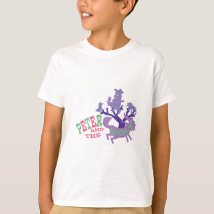 ピーターおよびオオカミ Tシャツ