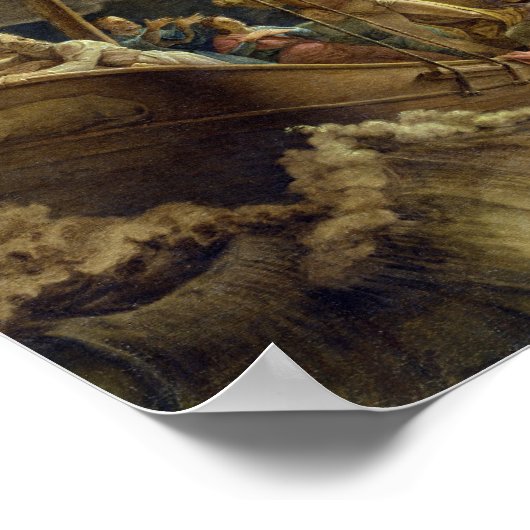 ピーターが水の上を歩く， 1806 ポスター (角)