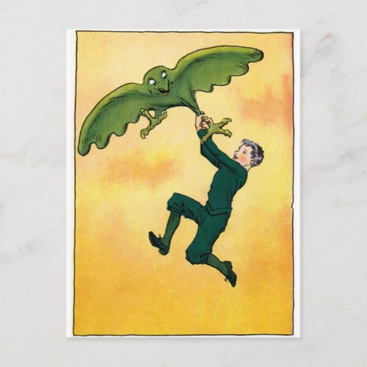 ピーターとバルーンバード「オズの格言王」 ポストカード (正面)