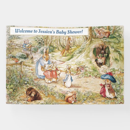 ピーターと森の友だちバナー 横断幕 (横)