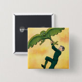 ピーターと鳥のボタン 缶バッジ (正面&裏面)