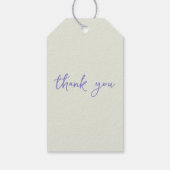 ピーターにウサギの赤ちゃんシャワーをパーソナライズ ギフトタグ (裏面)