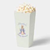 ピーターにウサギの赤ちゃんシャワーをパーソナライズ フェイバーボックス (はじけた状態)