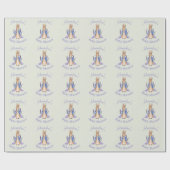 ピーターにウサギの赤ちゃんシャワーをパーソナライズ ラッピングペーパー (フラット)