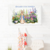 ピーターに庭でウサギを見せよう 横断幕 (インサイチュ)