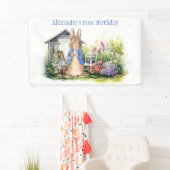 ピーターに庭でウサギを見せよう 横断幕 (インサイチュ)