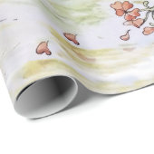 ピーターのうさぎが庭で転がり落ちた小屋 ラッピングペーパー (ロールコーナー)