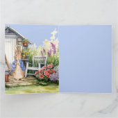 ピーターのウサギが彼の庭で カード (内部)