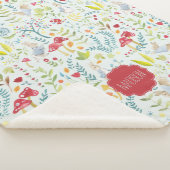 ピーターのウサギの|魅了された水彩画パターン シェルパブランケット (3/4)