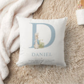 ピーターのウサギ|のパーソナライズな手紙D クッション (ブランケット)