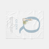 ピーターのウサギ|のパーソナライズな手紙Q フリースブランケット (正面(横))