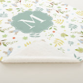 ピーターのウサギ|の森林水彩画パターン シェルパブランケット (3/4)