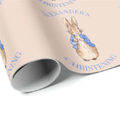 ピーターのパーソナライズうさぎ《キリスト教》洗礼式や命名式 ラッピングペーパー (ロールコーナー)