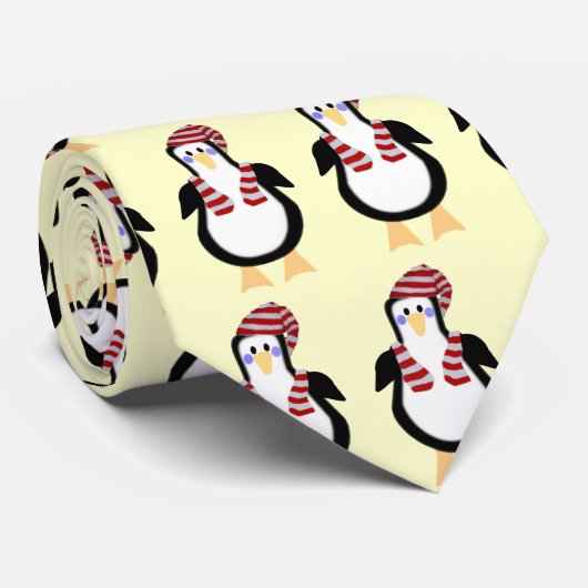 ピーターのペンギンのクリスマスのタイ ネクタイ (ロール)