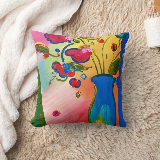 ピーターの最高の刺激を受けたな花の装飾用クッション クッション (ブランケット)