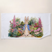 ピーターの花壇のウサギ