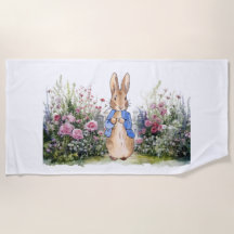 ピーターの花壇のウサギ