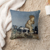 ピーターは彼のフルートを演奏しました クッション (ブランケット)