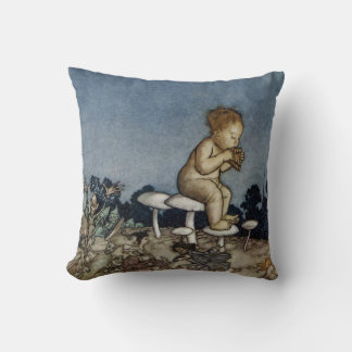 ピーターは彼のフルートを演奏しました クッション