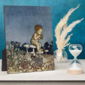 ピーターは彼のフルートを演奏しました フォトプラーク (側面)