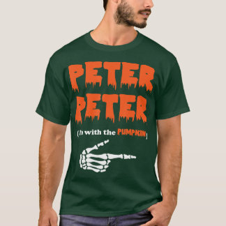 ピーターカボチャ食べ物の衣装ハロウィーンスプラッシュ8 Tシャツ