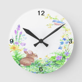 ピーターコットンテール –  ラウンド壁時計