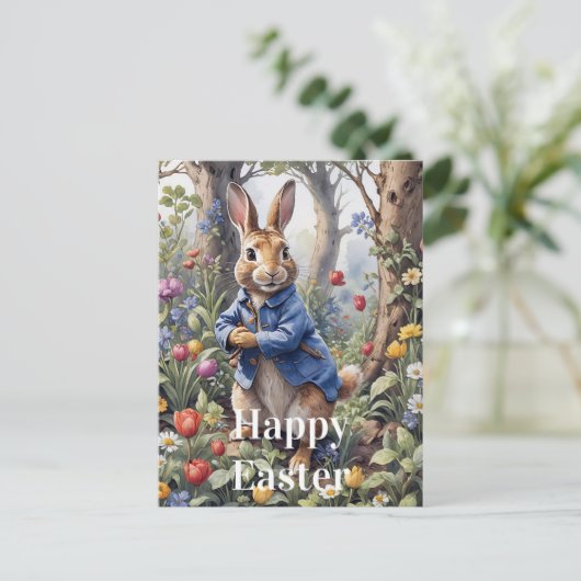 ピーターザイースターラビットハッピーイースター シーズンポストカード (スタンド正面)