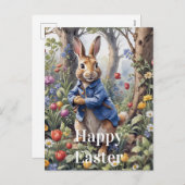 ピーターザイースターラビットハッピーイースター シーズンポストカード (正面/裏面)