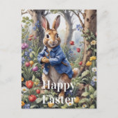 ピーターザイースターラビットハッピーイースター シーズンポストカード (正面)