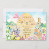 ピーターザラビットイースターエッグ狩りブランチ 招待状 (正面)