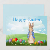 ピーターザラビットイースターバニーウサギ シーズンカード (正面/裏面)
