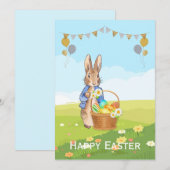 ピーターザラビットイースターバニーウサギ シーズンカード (正面/裏面)