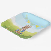 ピーターザラビットイースターバニーウサギ ペーパープレート (傾斜あり)