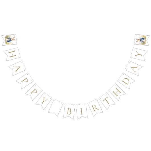 ピーターザラビットウォーターカラー誕生日 バンティングフラッグ (全)