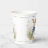 ピーターザラビットウォーターカラー誕生日 紙コップ (右)