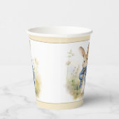 ピーターザラビットウォーターカラー誕生日 紙コップ (右)