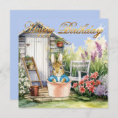 ピーターザラビットガーデンシェッドハッピーバースデー (正面/裏面)