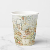 ピーターザラビットガーデンストーリーブック誕生日 紙コップ (正面)