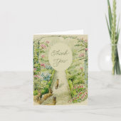 ピーターザラビットガーデン赤ちゃんシャワー赤ちゃんシャワー サンキューカード (正面)