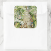 ピーターザラビットガーデン赤ちゃんシャワー スクエアシール (バッグ)