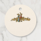 ピーターザラビットガーデン赤ちゃんシャワー フェイバータグ (裏面)