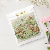 ピーターザラビットガーデン赤ちゃんシャワー フェイバーバッグ (封をした状態)