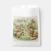 ピーターザラビットガーデン赤ちゃんシャワー フェイバーバッグ (正面)