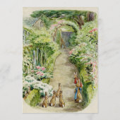 ピーターザラビットガーデン赤ちゃんシャワー メニュー (裏面)